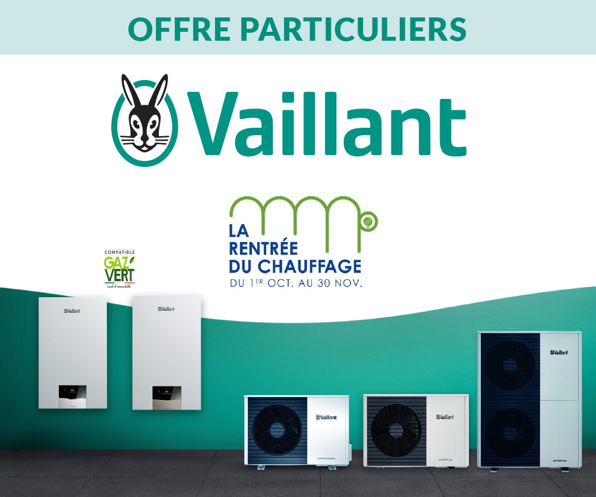 Jusqu'à 150 € TTC Vaillant GRDF La rentrée du chauffage 2025